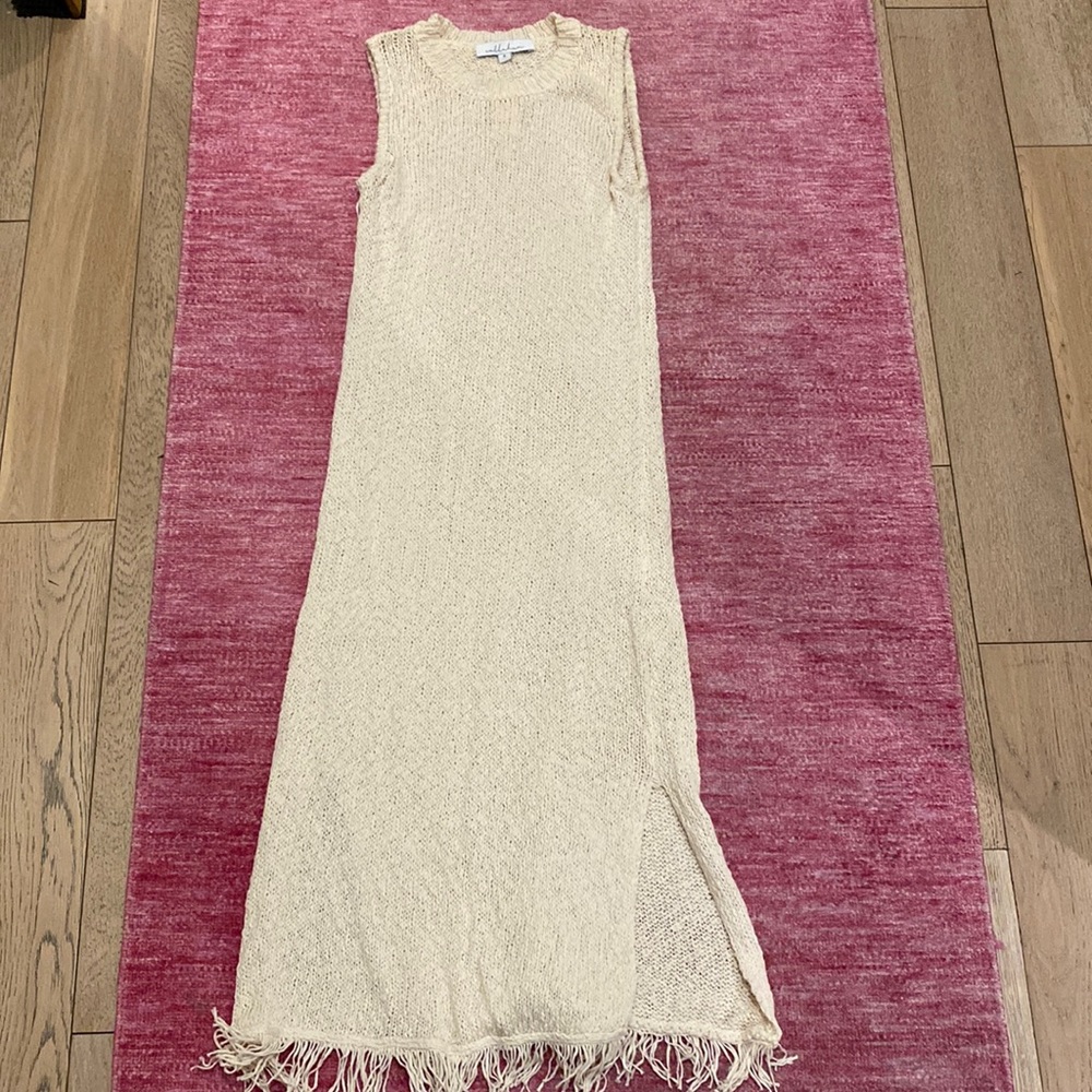 Anthropologie Boho-Chic Knit midi dress - Size Small.